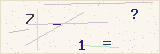 CAPTCHA — solve the equation shown