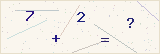 CAPTCHA — solve the equation shown
