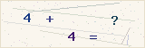 CAPTCHA — solve the equation shown