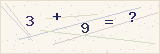 CAPTCHA — solve the equation shown