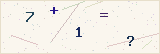 CAPTCHA — solve the equation shown