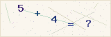CAPTCHA — solve the equation shown