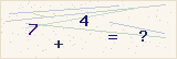 CAPTCHA — solve the equation shown