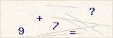 CAPTCHA — solve the equation shown