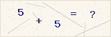 CAPTCHA — solve the equation shown