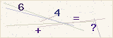 CAPTCHA — solve the equation shown