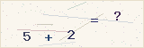 CAPTCHA — solve the equation shown