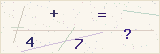 CAPTCHA — solve the equation shown