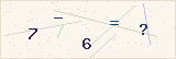 CAPTCHA — solve the equation shown