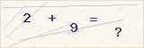 CAPTCHA — solve the equation shown