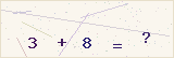 CAPTCHA — solve the equation shown