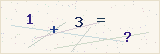 CAPTCHA — solve the equation shown