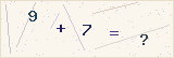 CAPTCHA — solve the equation shown