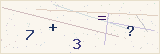 CAPTCHA — solve the equation shown