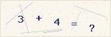 CAPTCHA — solve the equation shown