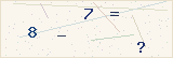CAPTCHA — solve the equation shown