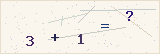 CAPTCHA — solve the equation shown