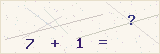 CAPTCHA — solve the equation shown