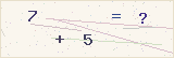 CAPTCHA — solve the equation shown