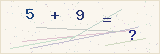 CAPTCHA — solve the equation shown