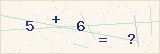 CAPTCHA — solve the equation shown