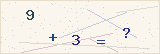 CAPTCHA — solve the equation shown
