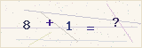 CAPTCHA — solve the equation shown